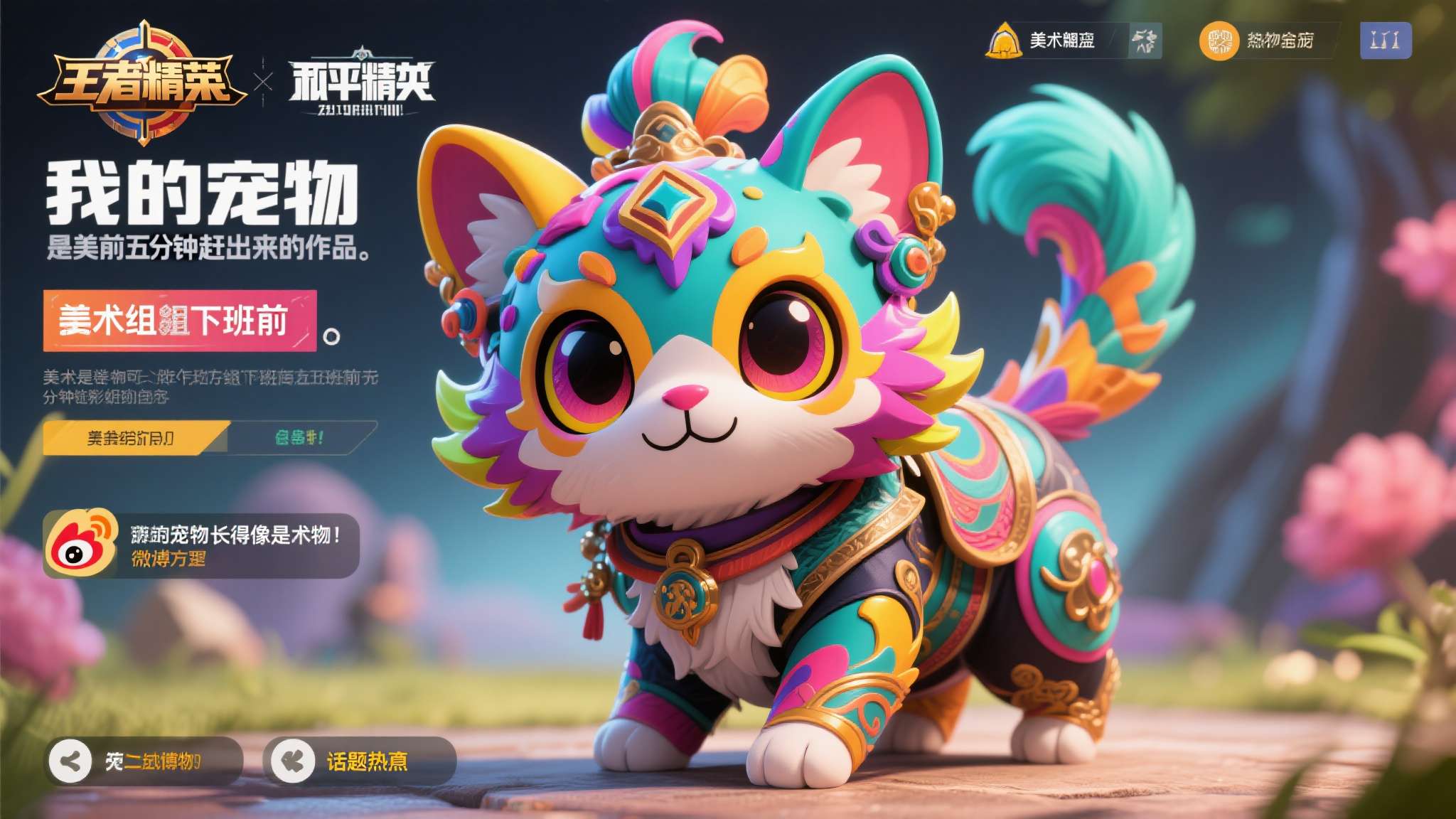 腾讯的审美也是没谁了!玩家人均一个雷霆爆丑宠物 以《王者荣耀》《天涯明月刀》《和平精英》等热门游戏为例,部分限定宠物外观设计风格